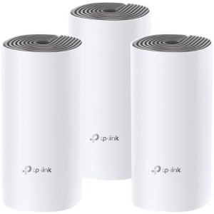 Sistem wireless MESH TP-LINK „Deco E4(3-pack)”, router AC1200, pt interior, 1200 Mbps, port LAN, WAN, 2.4 GHz | 5 GHz, 2 antene interne